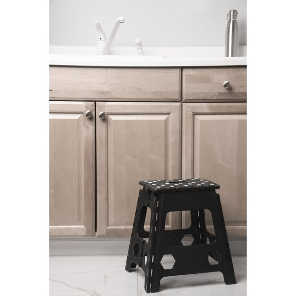 WFX Utility 1 Step Plastic Folding Step Stool Reviews Wayfair   1   Step Plastic Folding Step Stool 